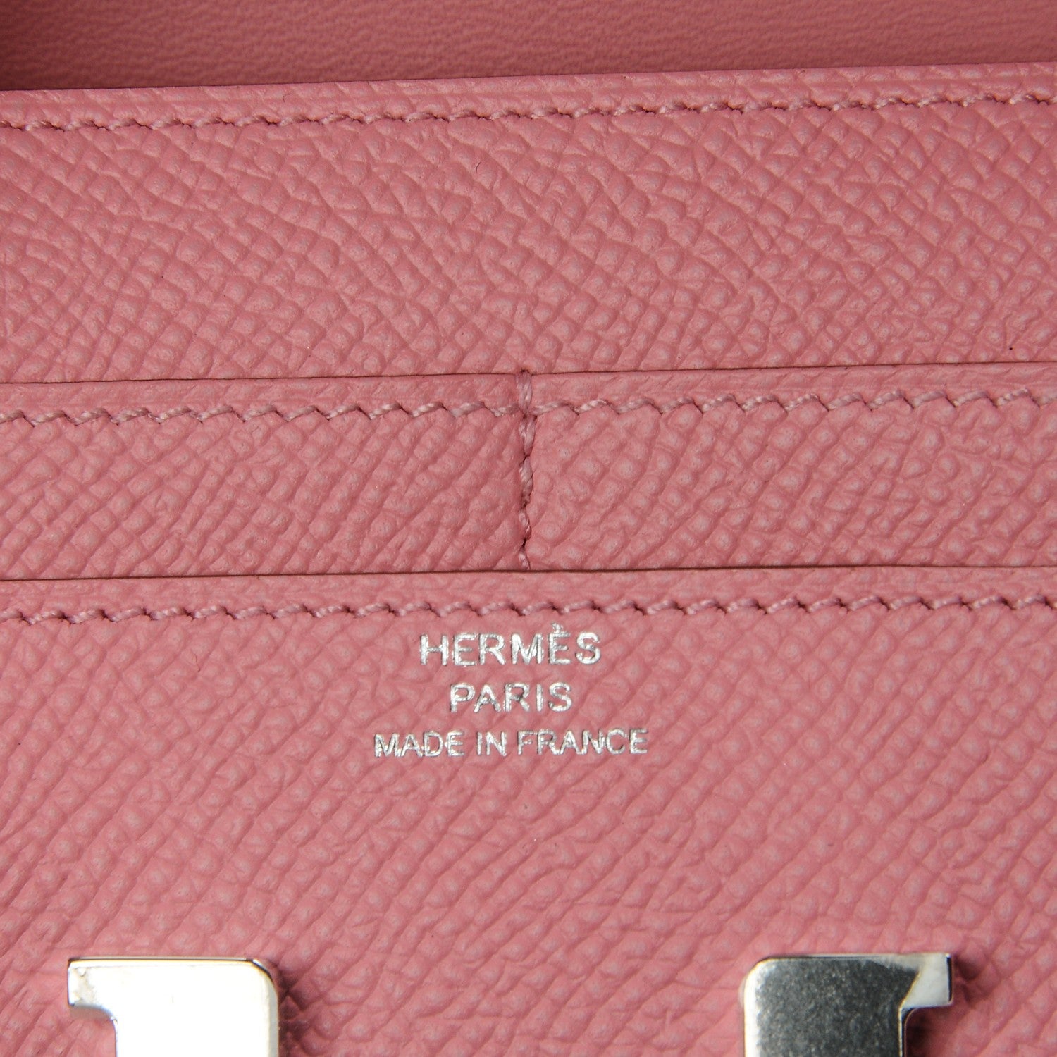 Hermes Epsom Constance Short Wallet Rose Confetti 5 of 7