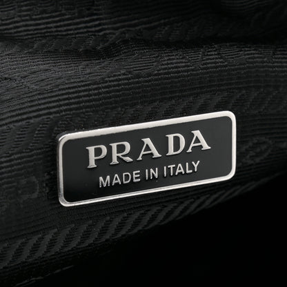 Prada Grace Lux Triangle Shoulder Bag White 6 of 12