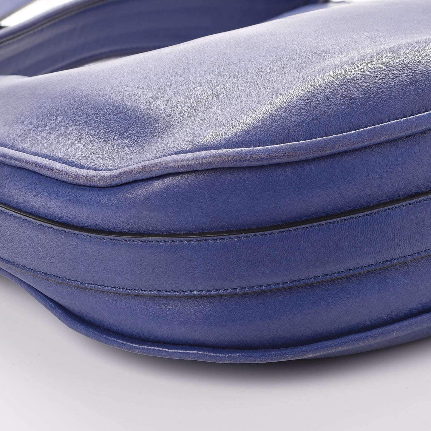 Lambskin Small Obsedia Hobo Blue