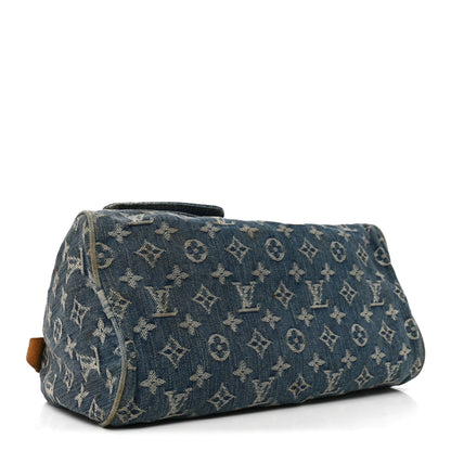 Louis Vuitton Monogram Denim Neo Speedy Blue 4 of 12