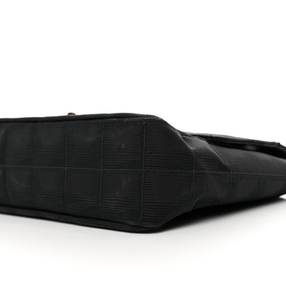 Chanel Nylon Medium Travel Flap Black 10 of 12