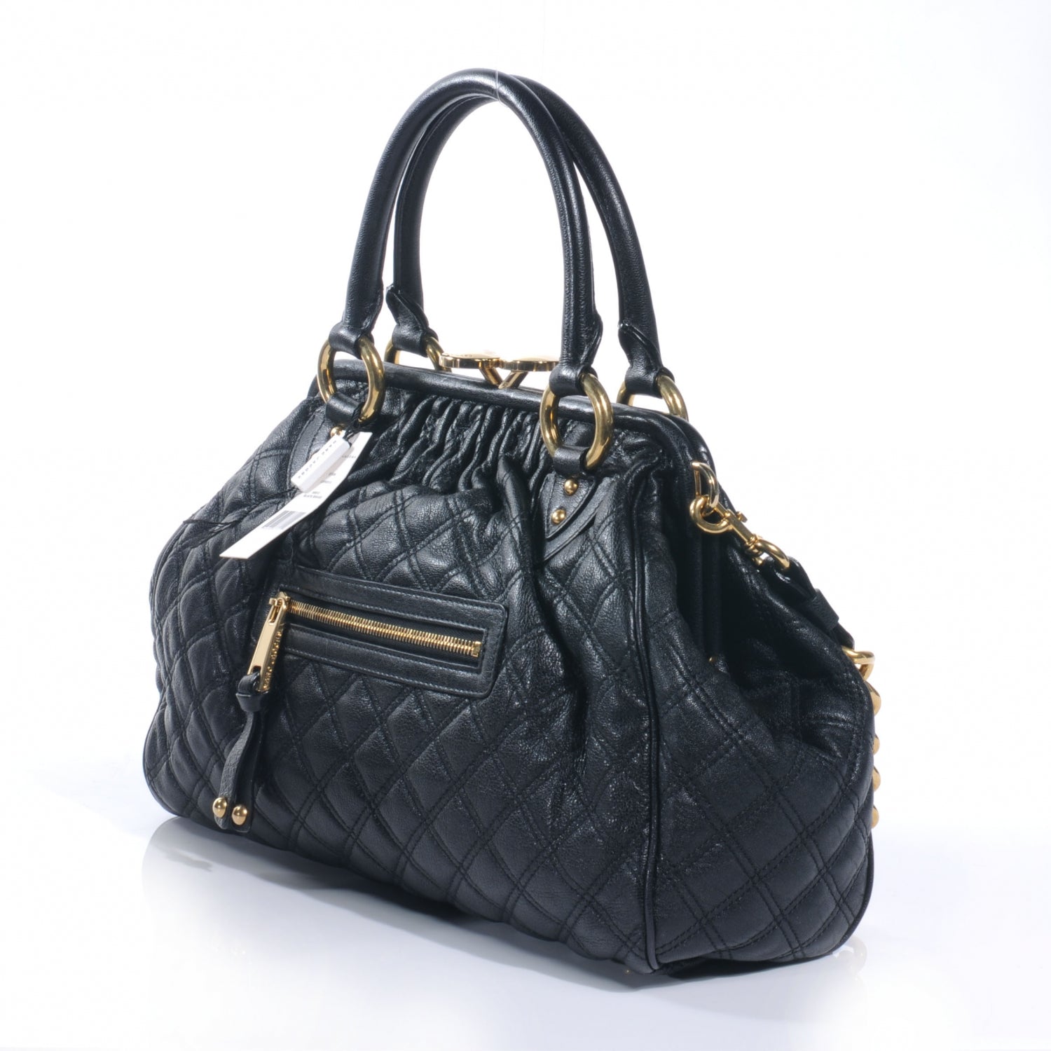 Marc Jacobs Quilted Leather Stam Black 8 of 21