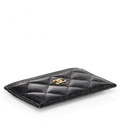 Chanel Caviar Quilted Card Holder Black 4 of 7