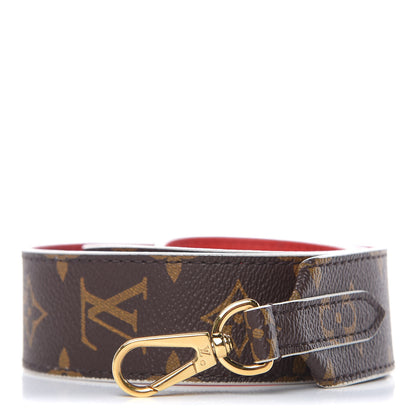 Louis Vuitton Monogram Bandouliere Shoulder Strap Red 1 of 7
