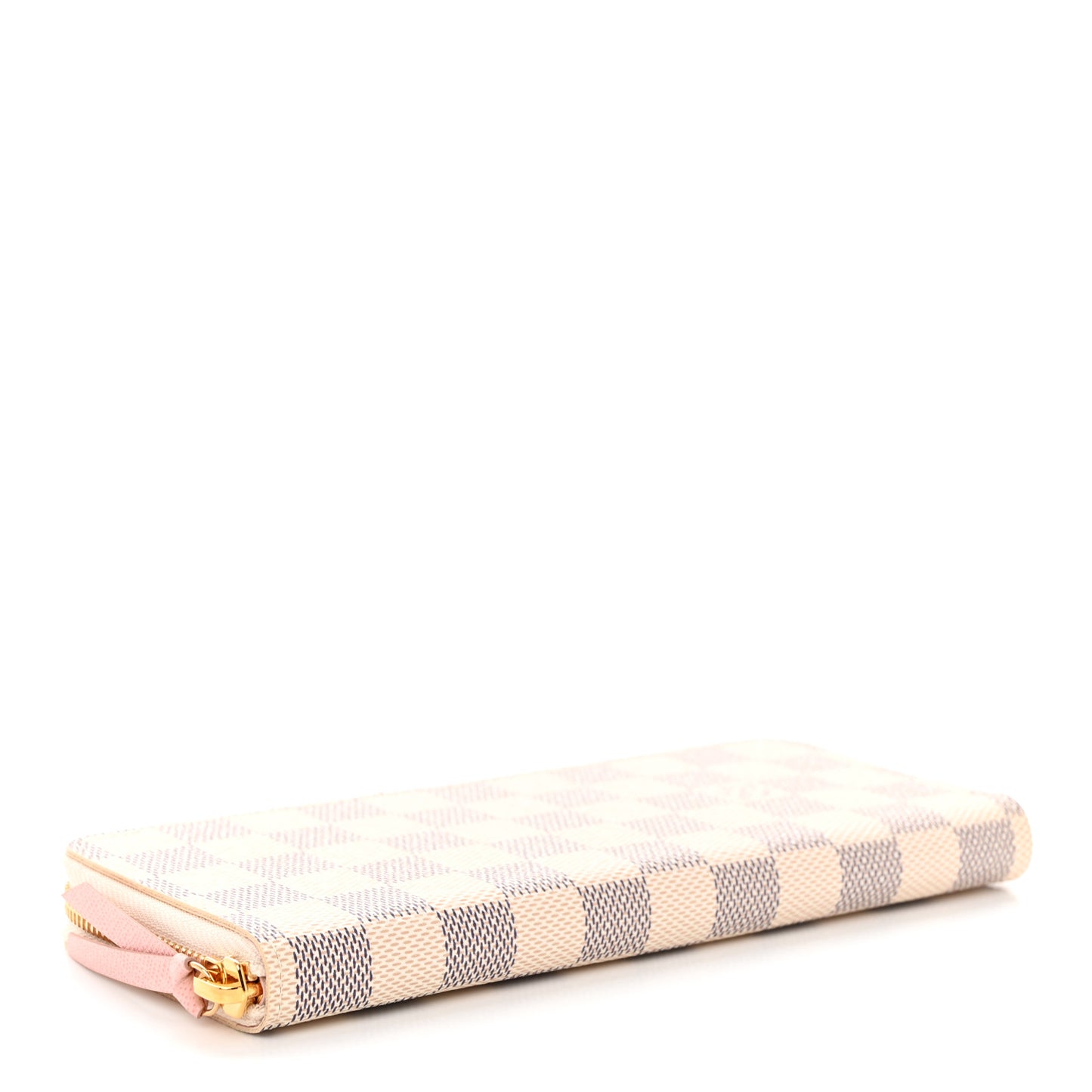 Damier Azur Clemence Wallet Rose Ballerine