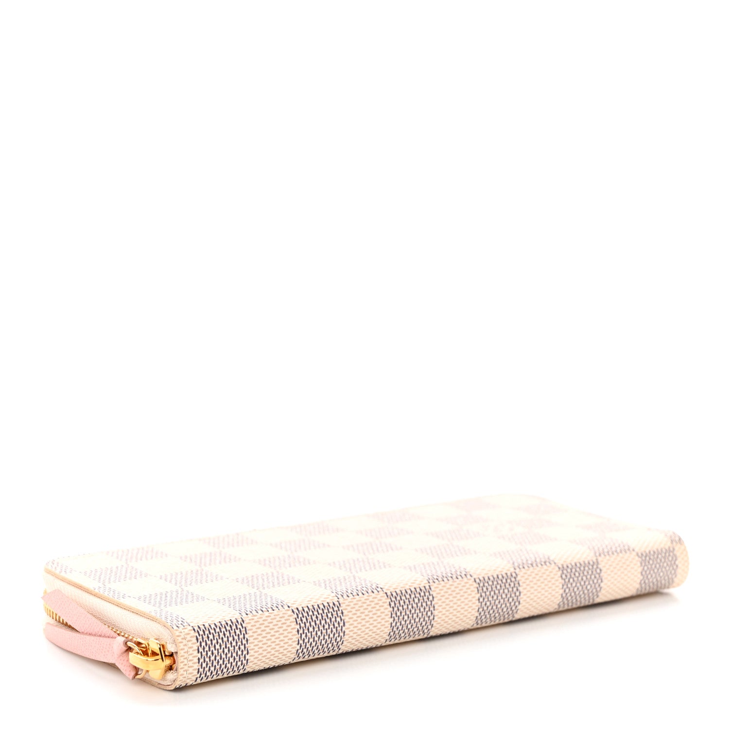 Louis Vuitton Damier Azur Clemence Wallet Rose Ballerine 4 of 7