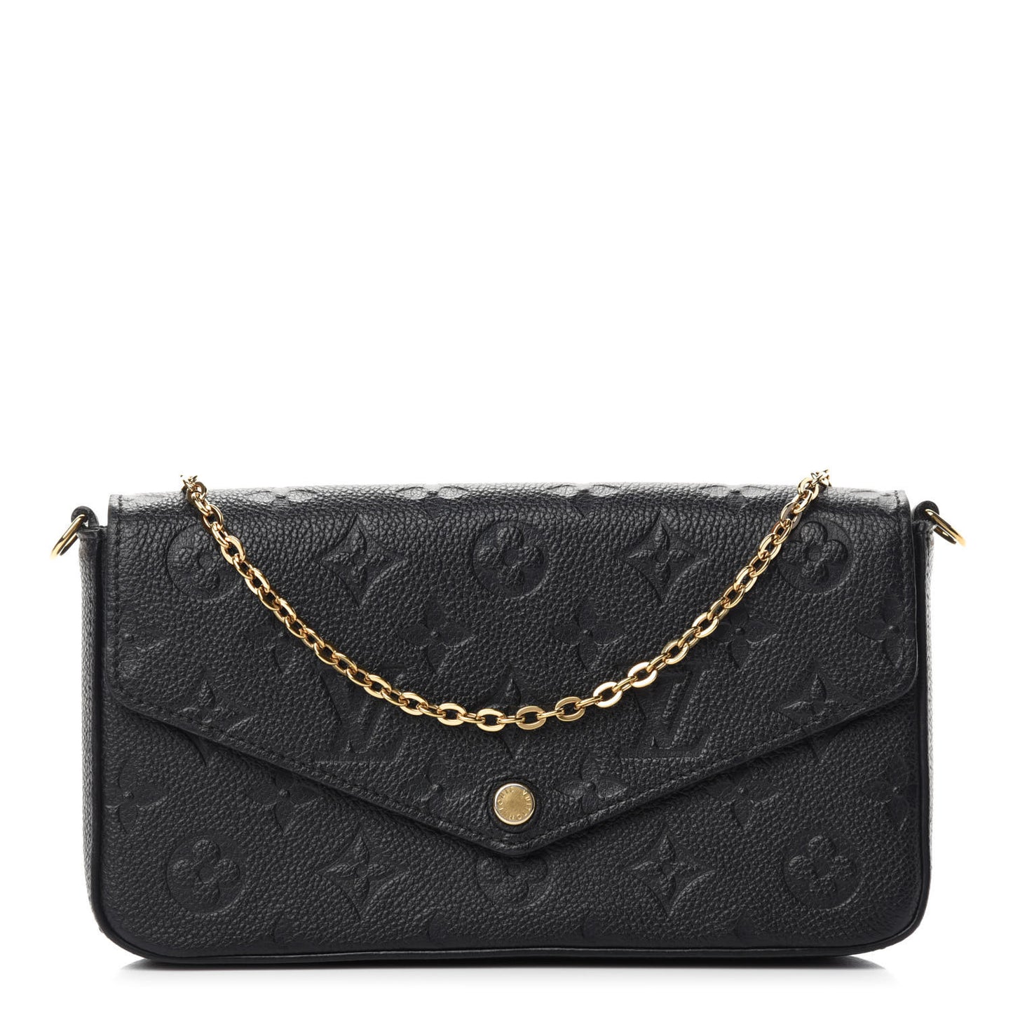 Empreinte Pochette Felicie Chain Wallet Black
