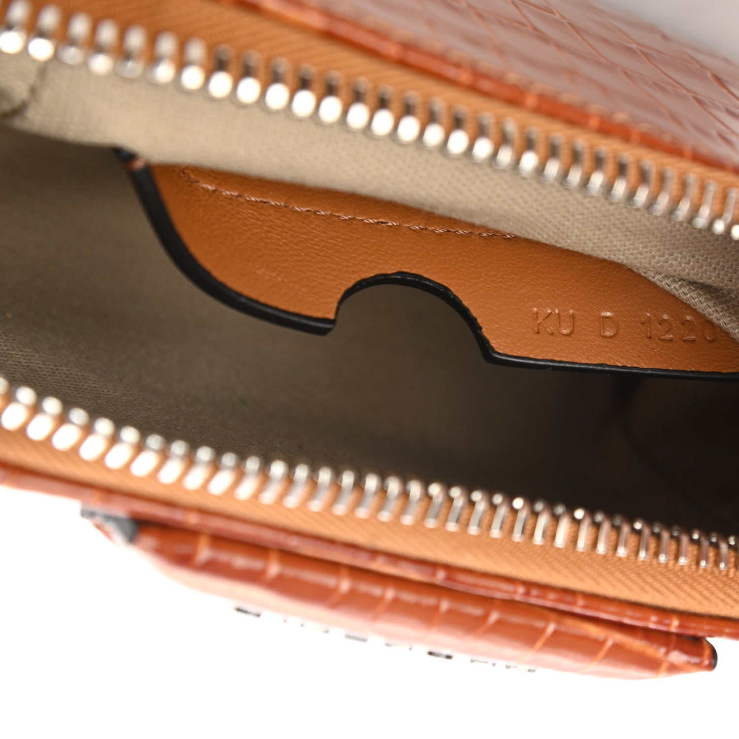 Givenchy Calfskin Crocodile Embossed Nano Antigona Tan 7 of 8