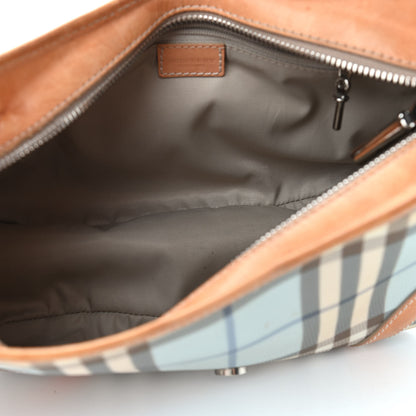 Burberry House Check Shoulder Bag Blue 5 of 20