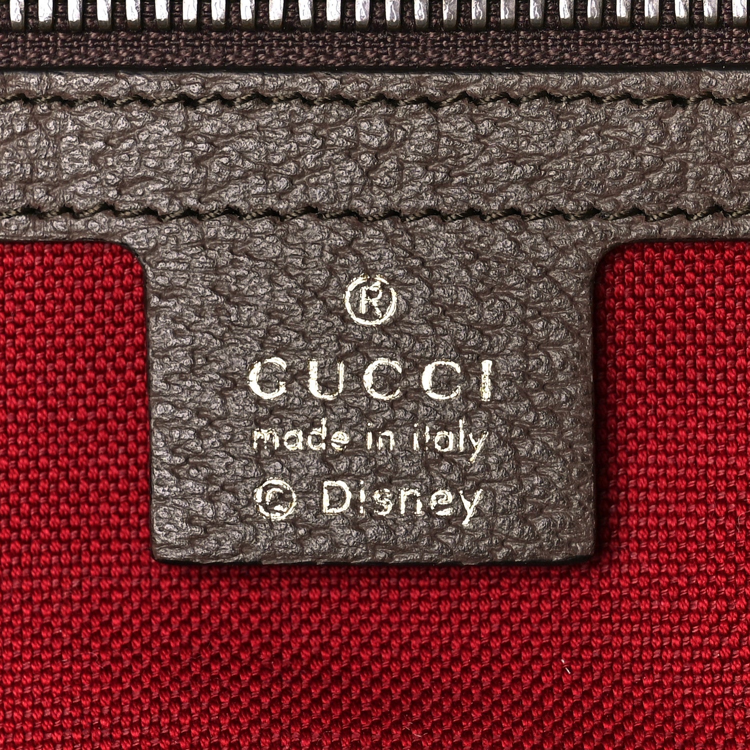 Gucci X DISNEY GG Supreme Monogram Donald Duck Small Interlocking G Dome Backpack Beige Multicolor New Acero 6 of 9
