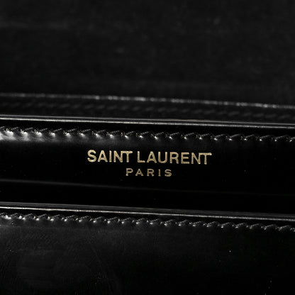 Saint Laurent Patent Small Monogram Sunset Burgundy Sunset Black 6 of 12