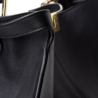 Fendi Vitello Seta Century Large Peekaboo X-Lite Black Fragola 16 of 19