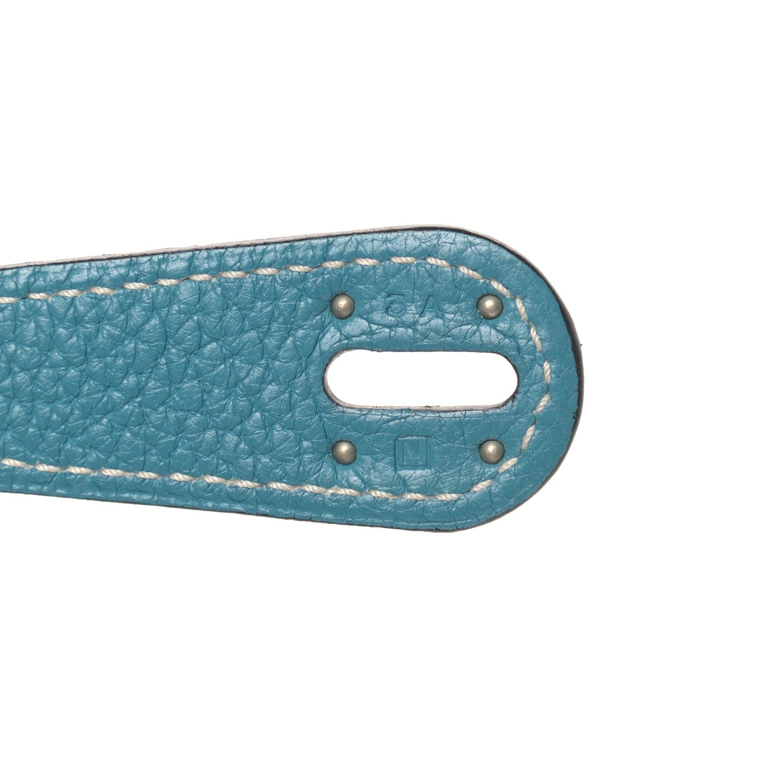 Hermes Taurillon Clemence Lindy 30 Blue Jean 7 of 15