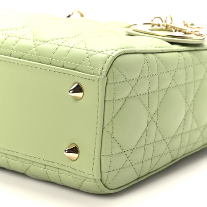 Christian Dior Lambskin Cannage Small My ABCDior Lady Dior Green 8 of 8
