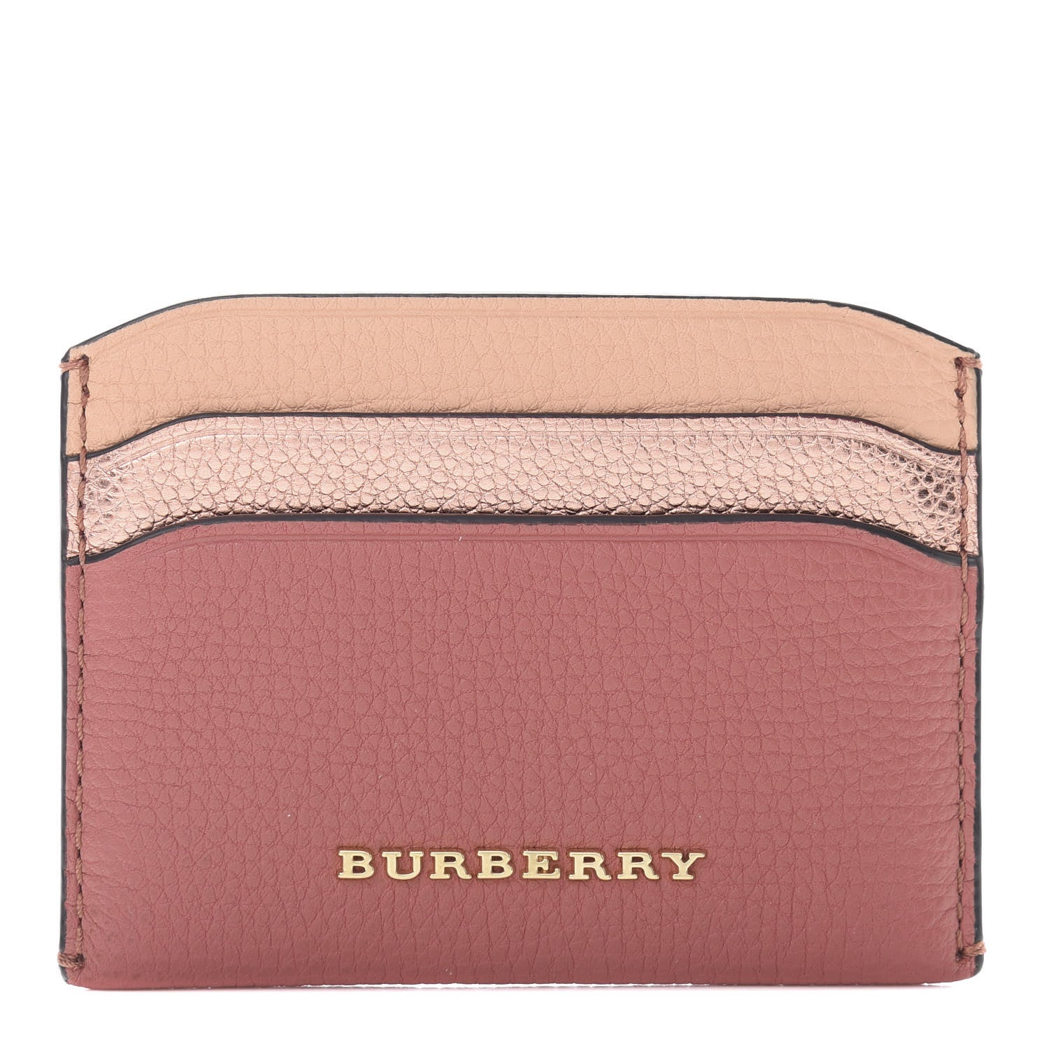 Burberry Derby Izzy Card Case Copper Pink 1 of 10