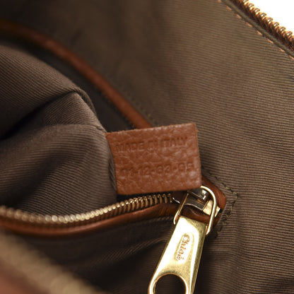 Chloe Calfskin Medium Marcie Satchel Tan 9 of 11