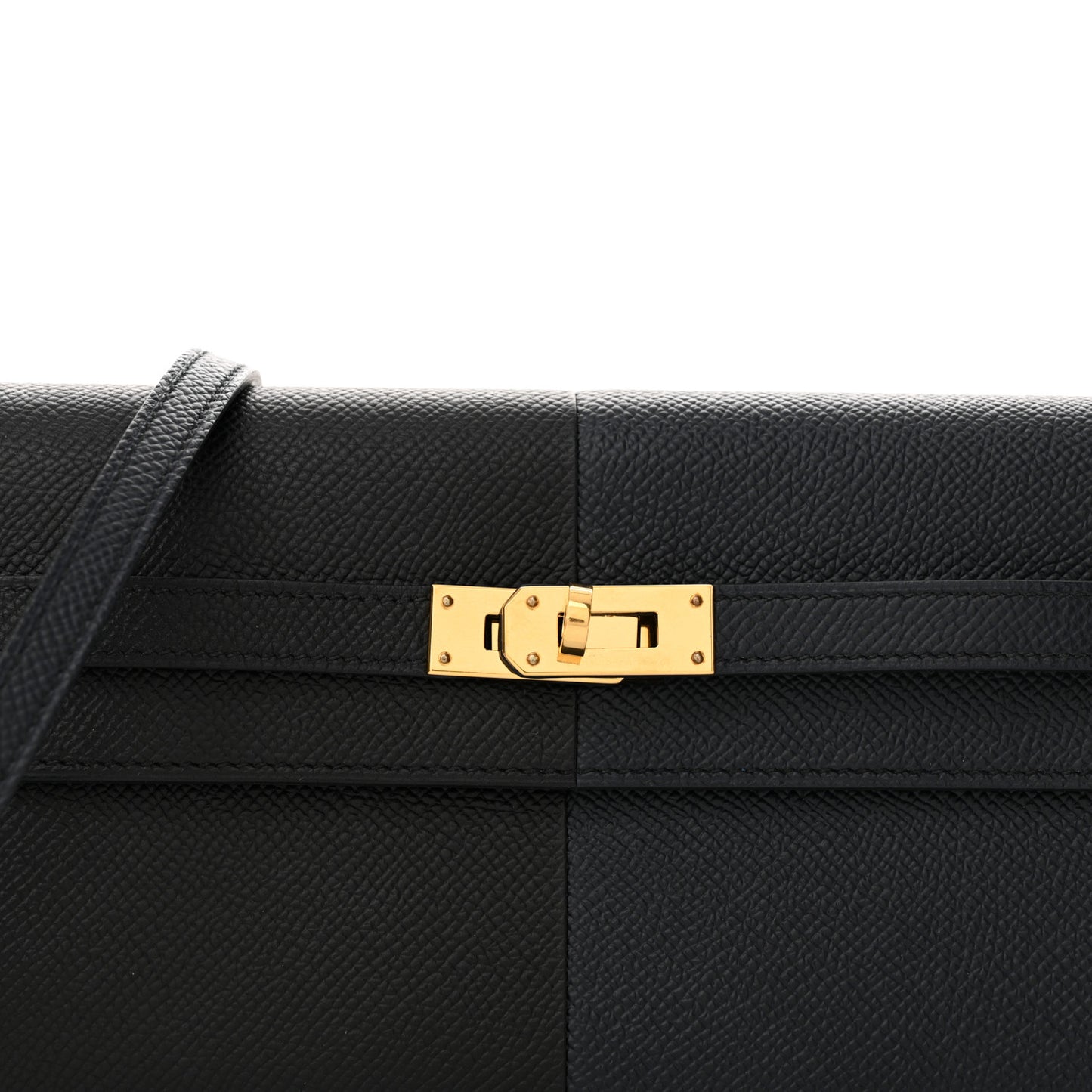 Epsom Casaque Kelly Wallet To Go Black Bleu Indigo Bleu Frida