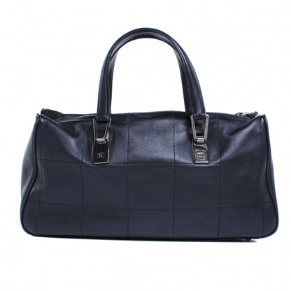 Chanel Leather Square Stitched Handbag Black 1 of 7