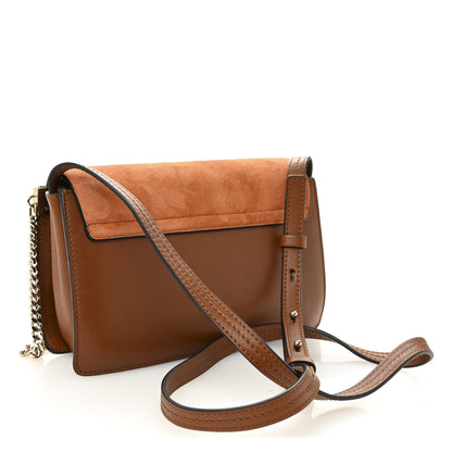 Chloe Suede Calfskin Small Faye Shoulder Bag Tobacco 3 of 9