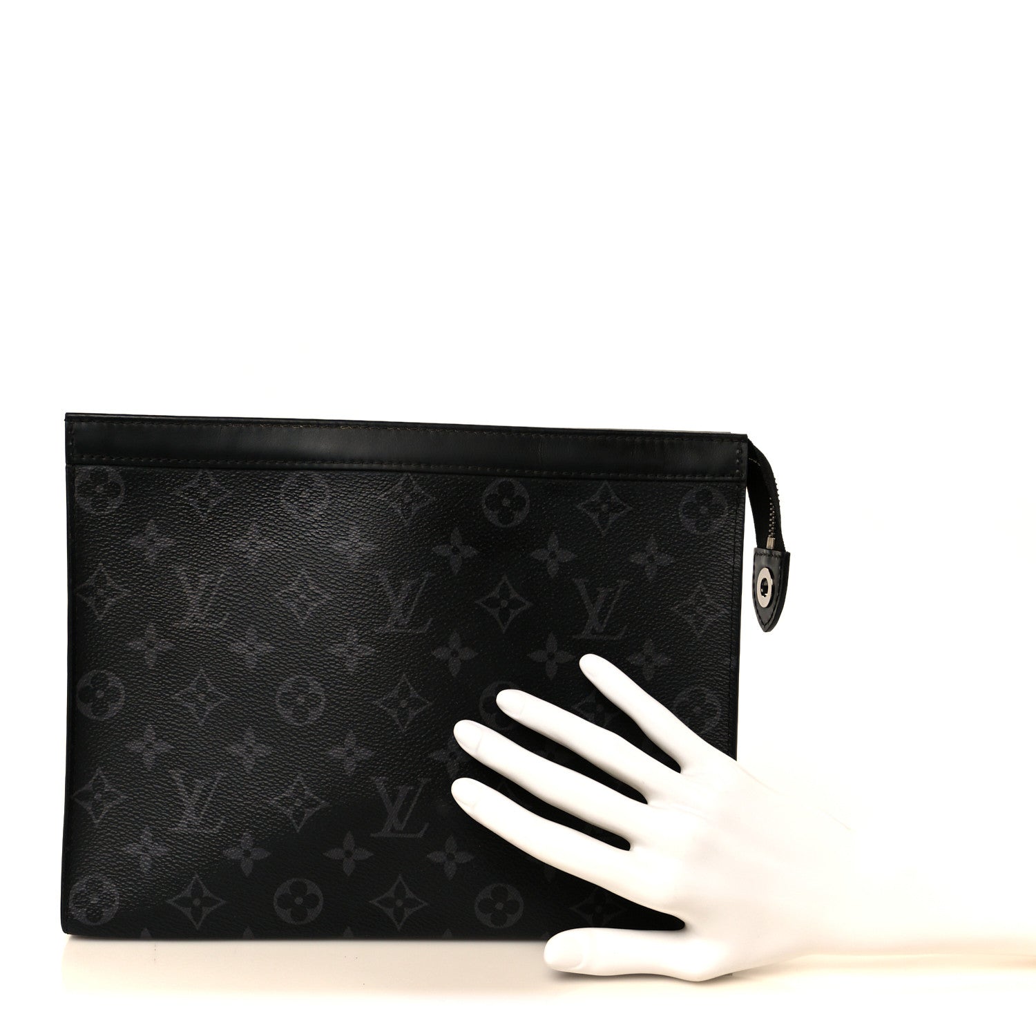Louis Vuitton Monogram Eclipse Pochette Voyage MM 2 of 8
