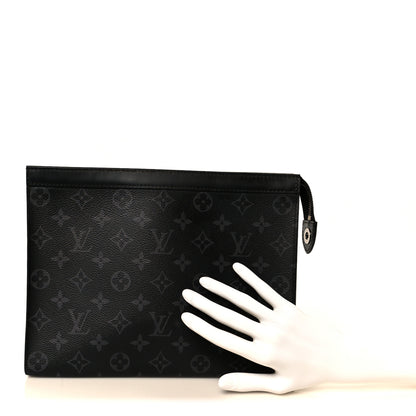 Louis Vuitton Monogram Eclipse Pochette Voyage MM 2 of 8