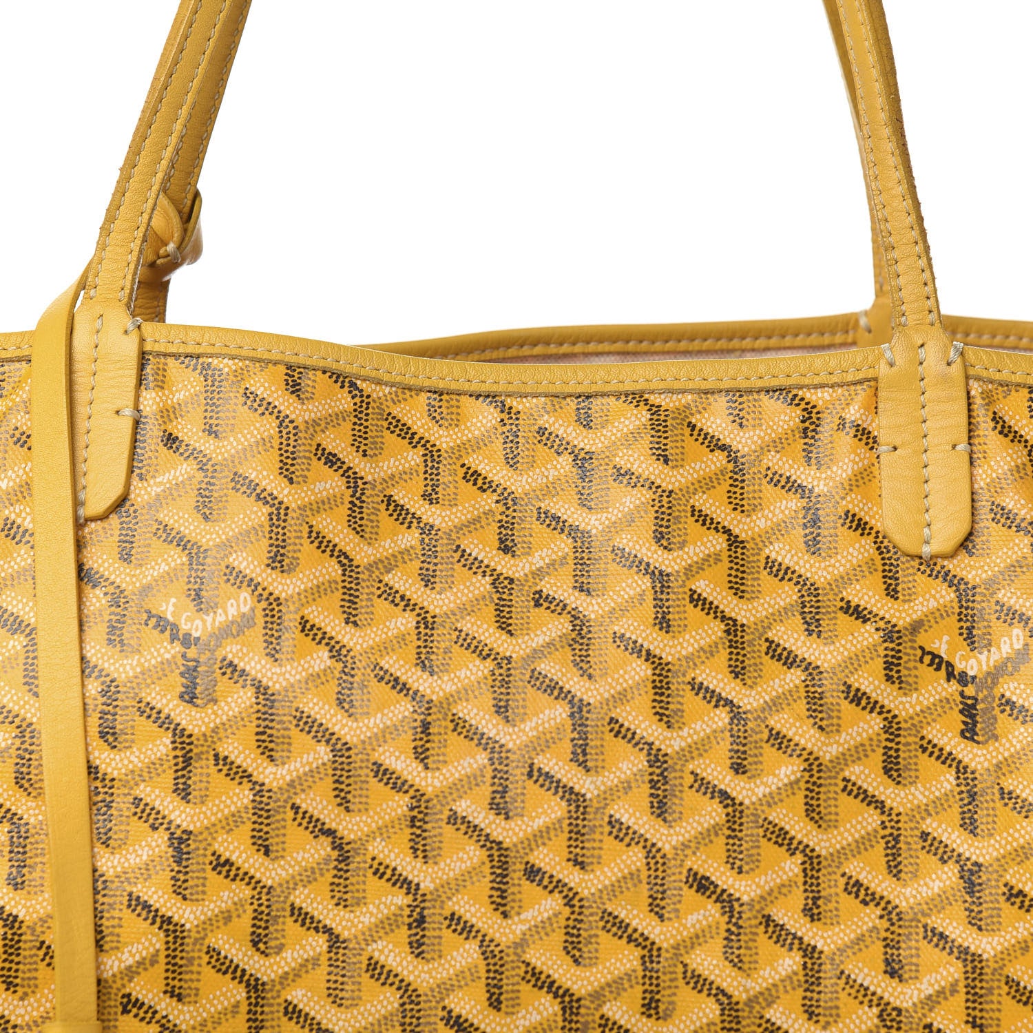 Goyard Goyardine Saint Louis GM Yellow 12 of 12