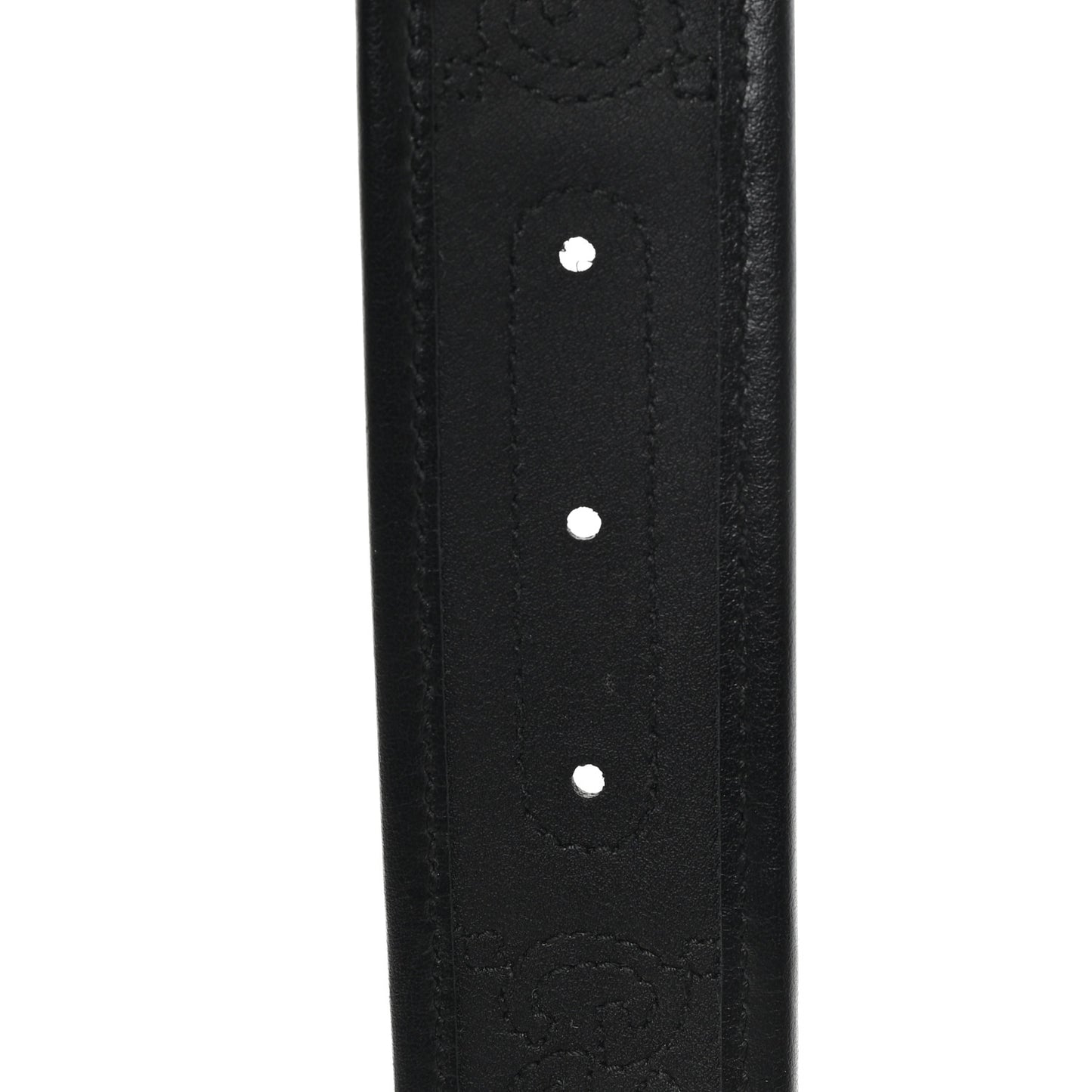 Calfskin GG Matelasse Belt 100 40 Black