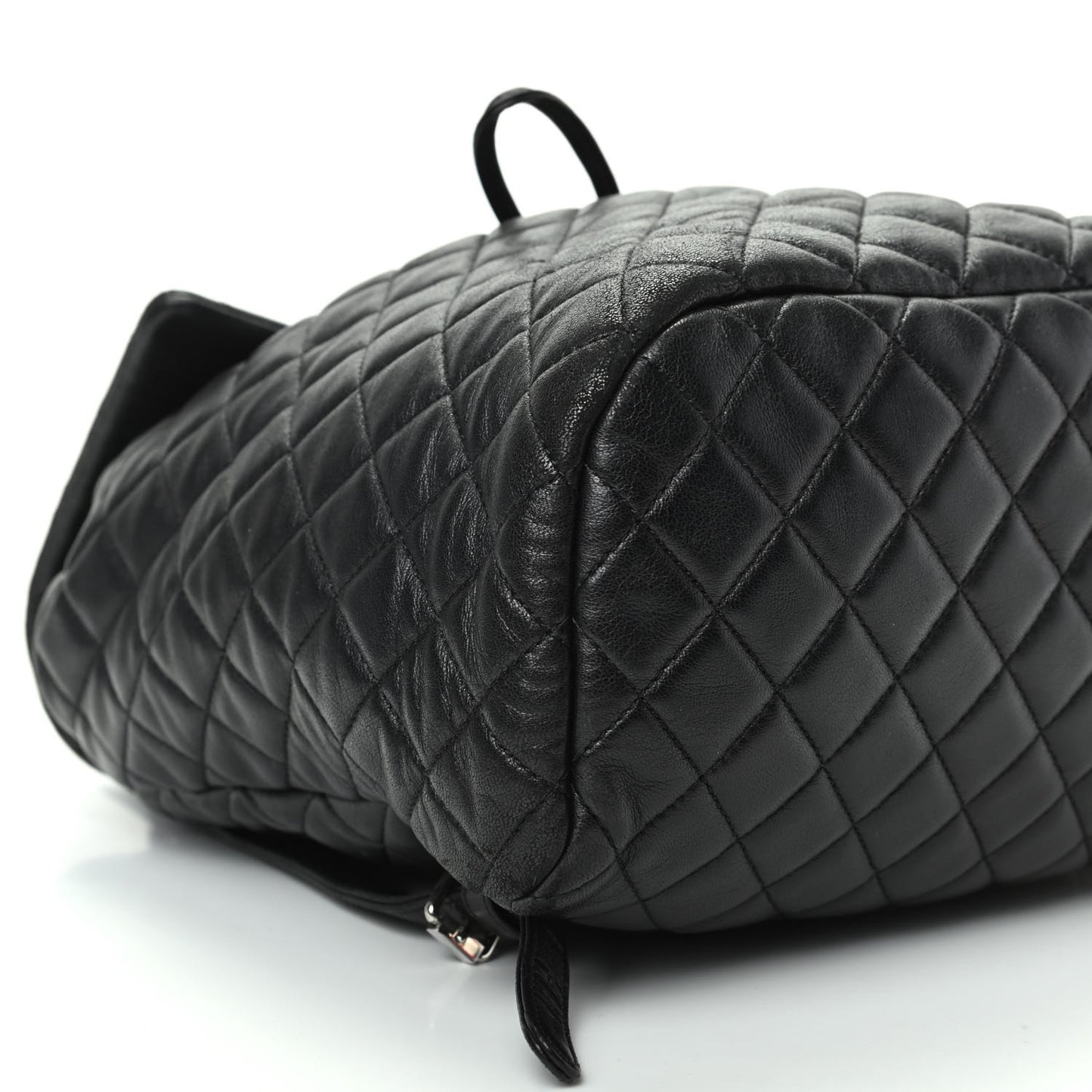 Calfskin Quilted Large Urban Spirit Backpack Black