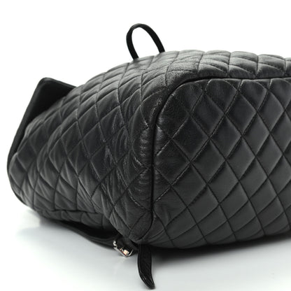 Chanel Calfskin Quilted Large Urban Spirit Backpack Black 6 of 9