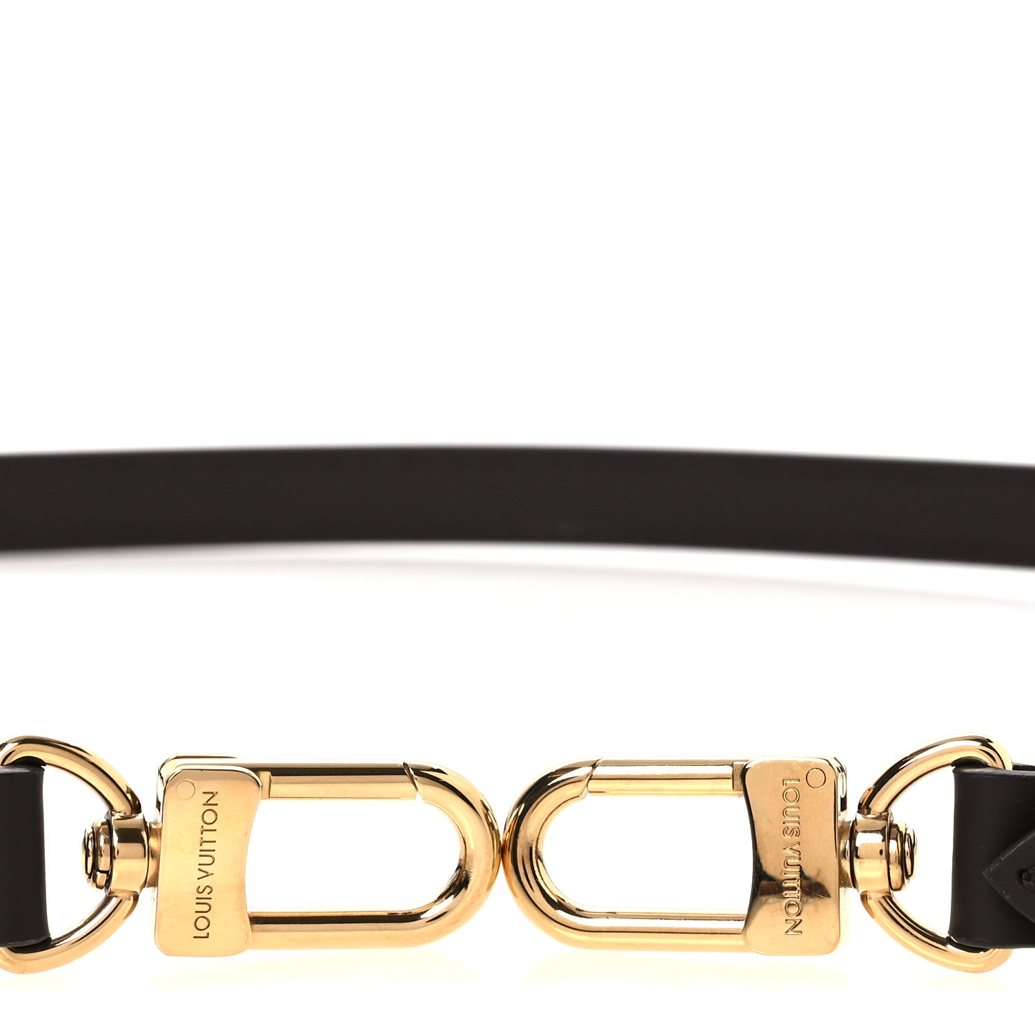 Louis Vuitton Calfskin 16mm Adjustable Shoulder Strap Ebene 5 of 5