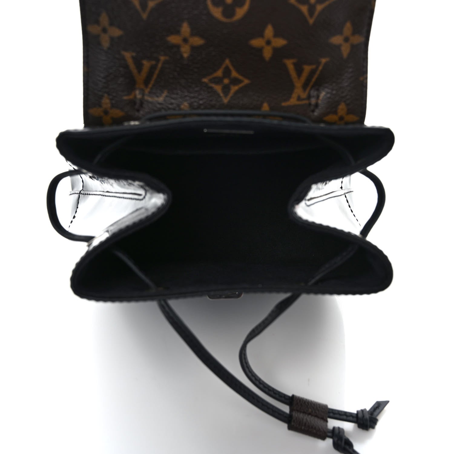 Louis Vuitton Patent Monogram Hot Springs Backpack Black 5 of 8
