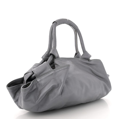 Loewe Metallic Sheepskin Bolso Mistral Bag Silver 3 of 12