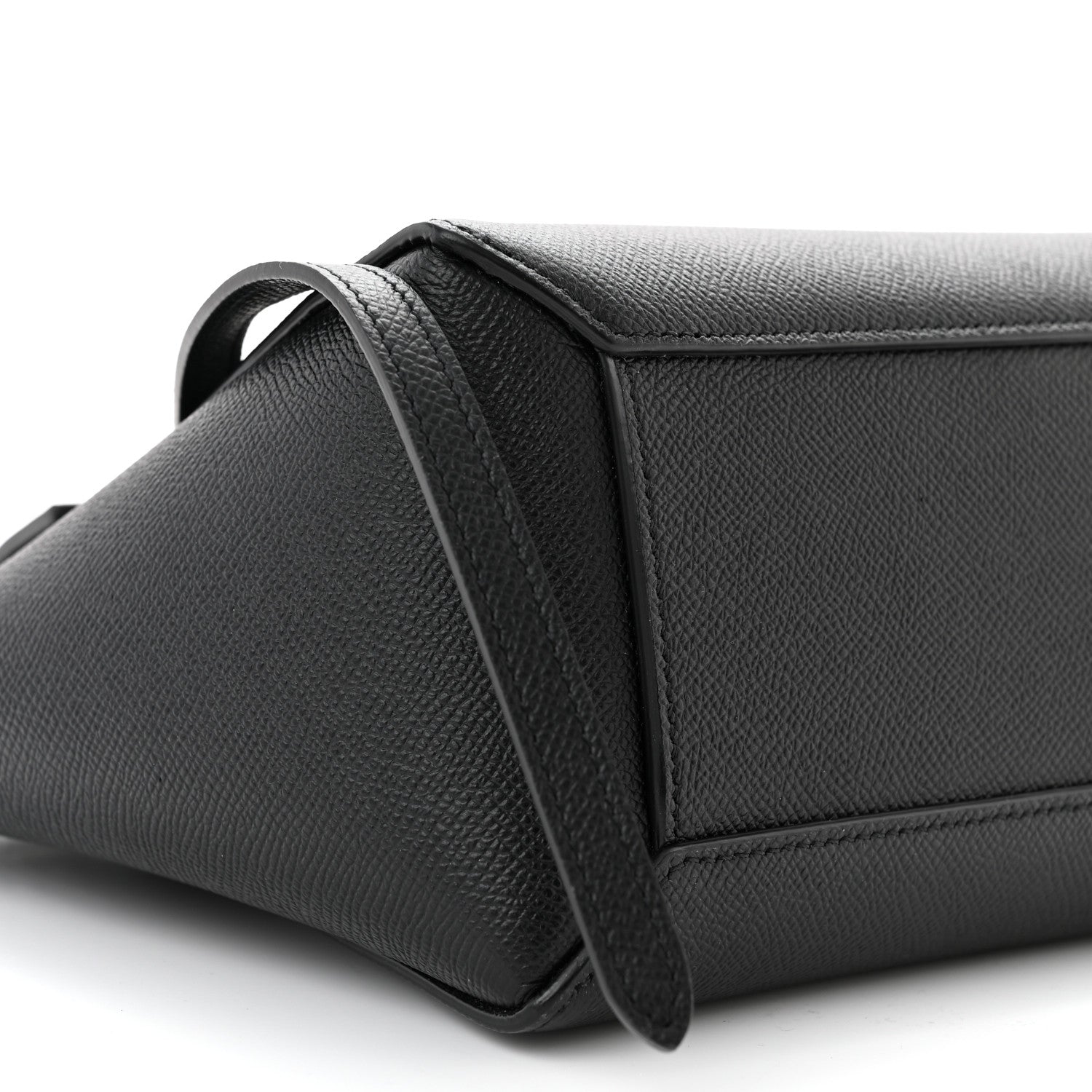 Celine Grained Calfskin Nano Belt Bag Black 9 of 10