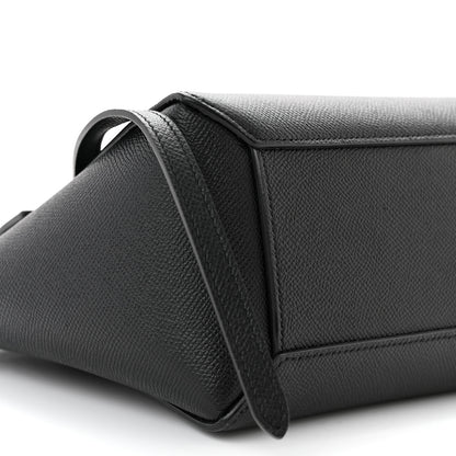 Celine Grained Calfskin Nano Belt Bag Black 9 of 10
