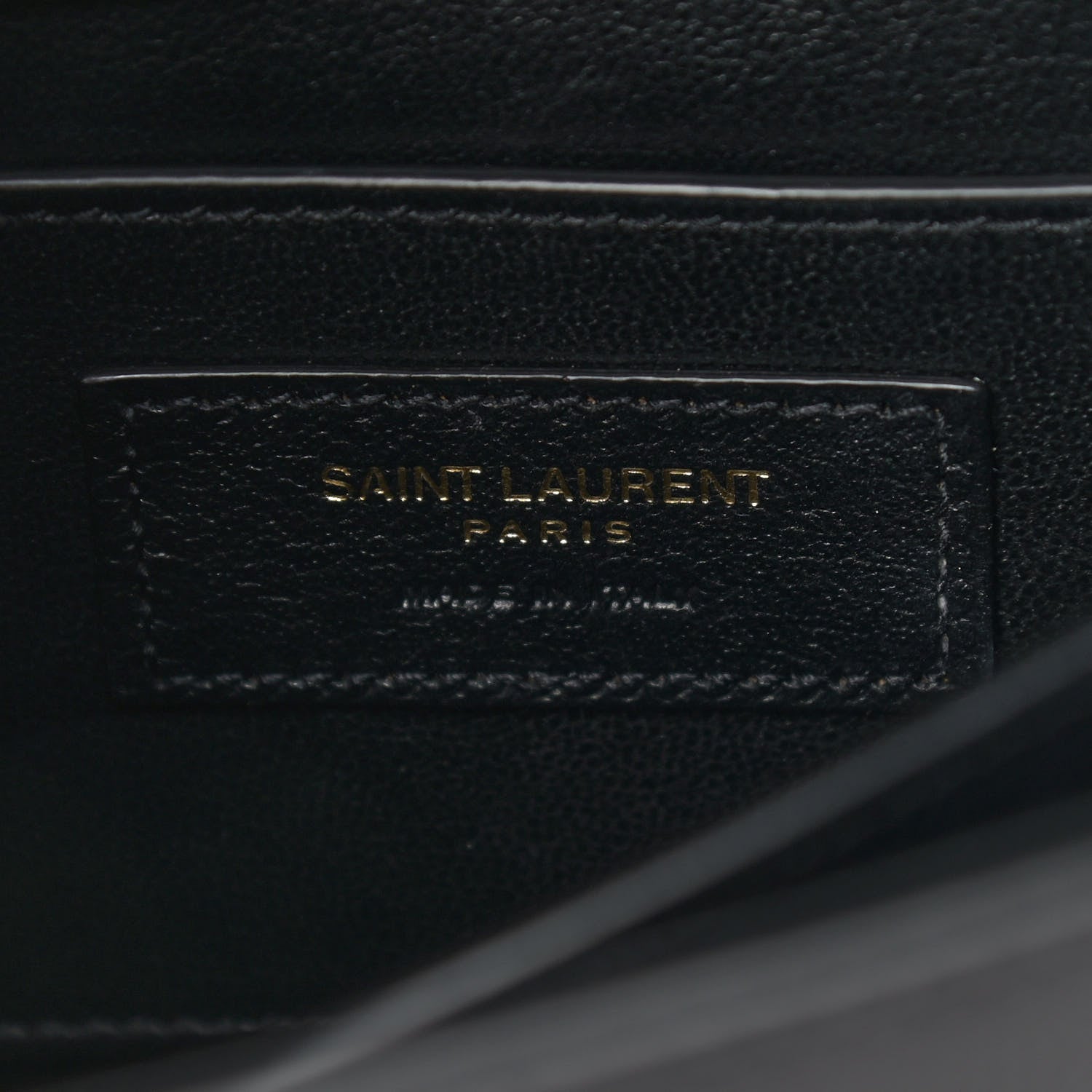 Saint Laurent Grain de Poudre Mini Classic Monogram Cassandra Top Handle Black 6 of 9