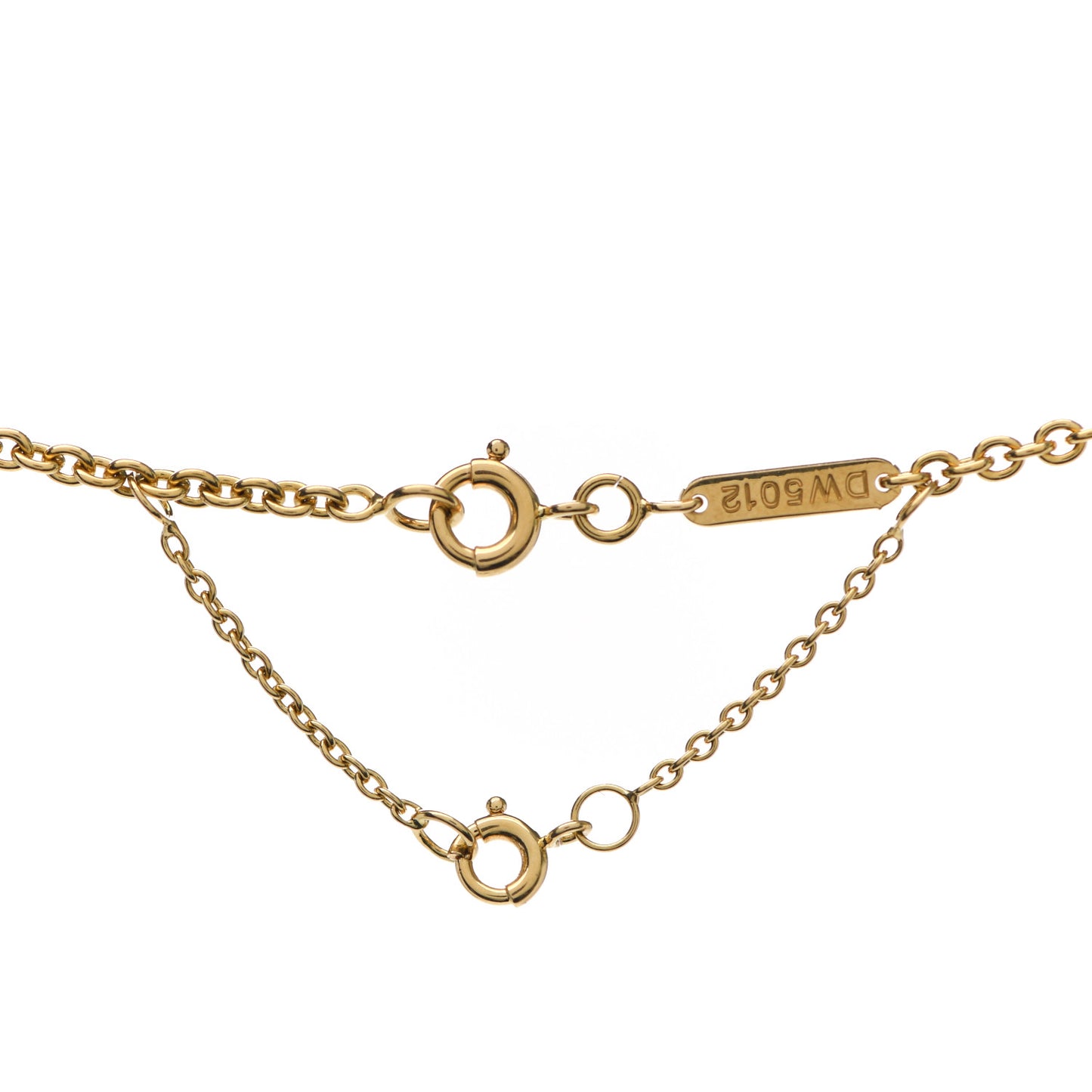 18K Pink Yellow White Gold Baby Trinity Pendant Necklace