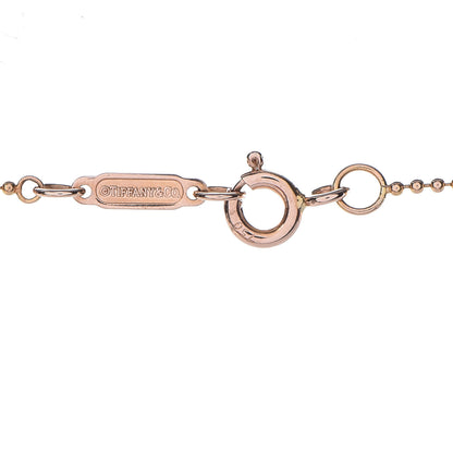 Tiffany 18K Rose Gold Heart Lock Key Pendant Necklace 6 of 7