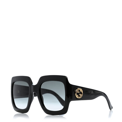 Gucci Acetate Square Frame Sunglasses GG0053S Black 1 of 4