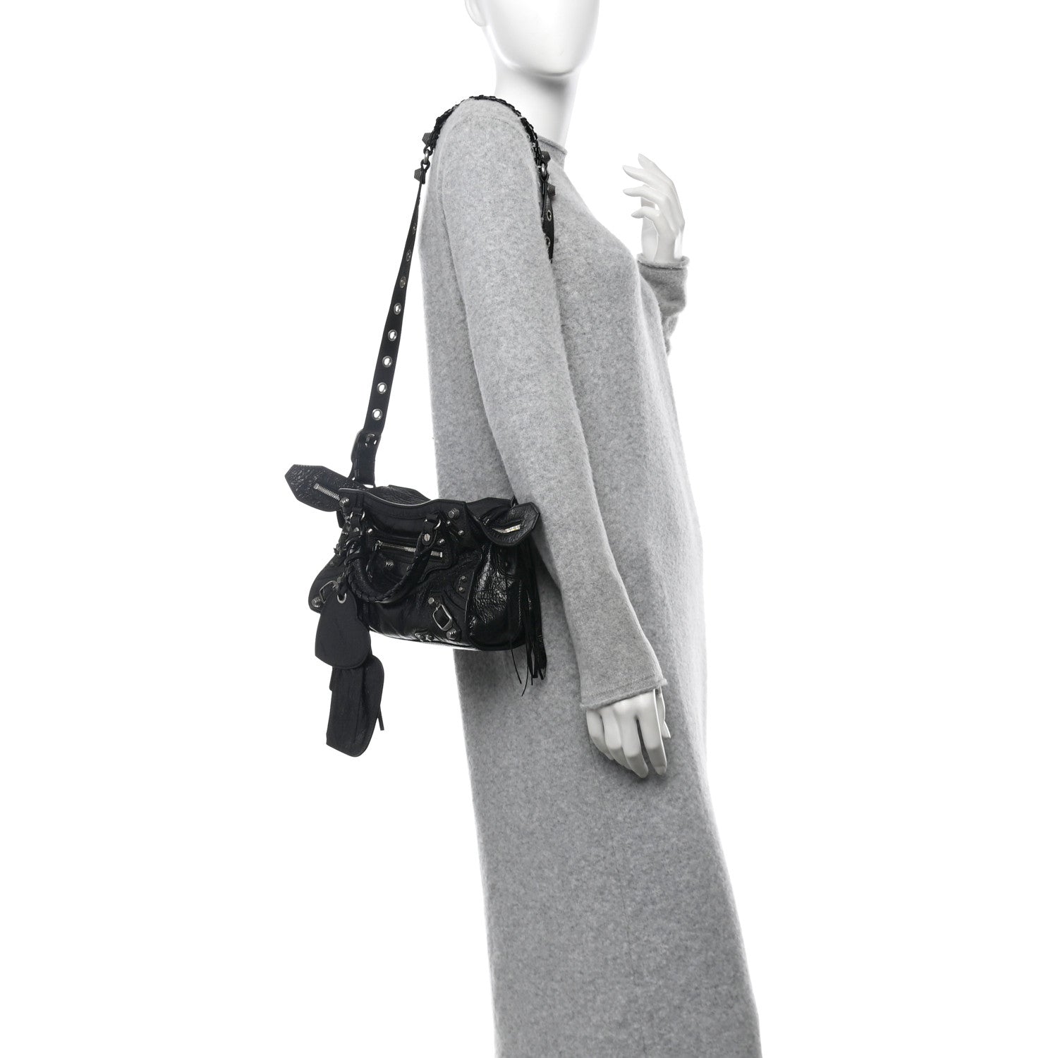 Balenciaga Agneau Arena Neo Cagole Handbag XS Black 2 of 10