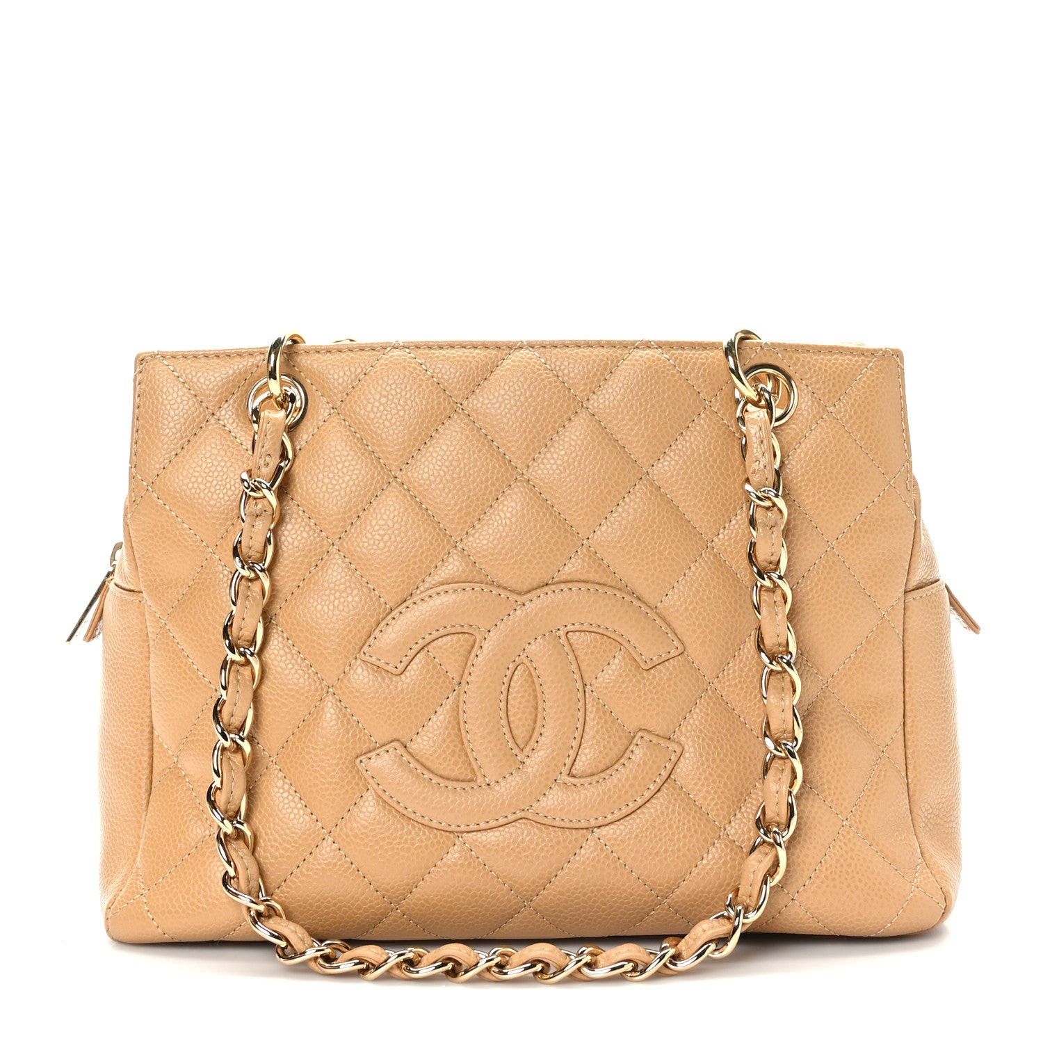 Chanel Caviar Petit Timeless Tote PTT Dark Beige 1 of 11
