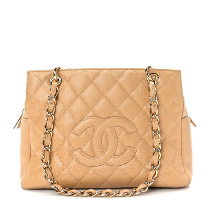 Chanel Caviar Petit Timeless Tote PTT Dark Beige 1 of 11