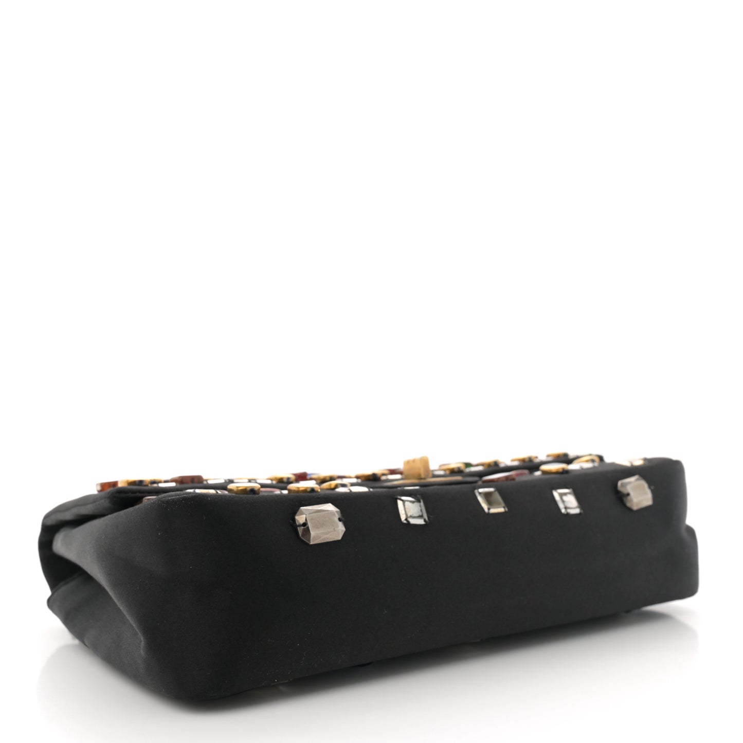 Satin Gripoix Paris Byzance 2.55 Reissue 225 Flap Black