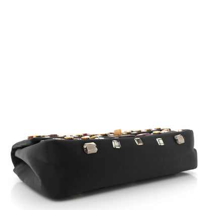 Chanel Satin Gripoix Paris Byzance 2.55 Reissue 225 Flap Black 4 of 13