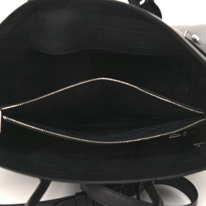 Saint Laurent Grained Calfskin Medium Souple Sac De Jour Black 4 of 8