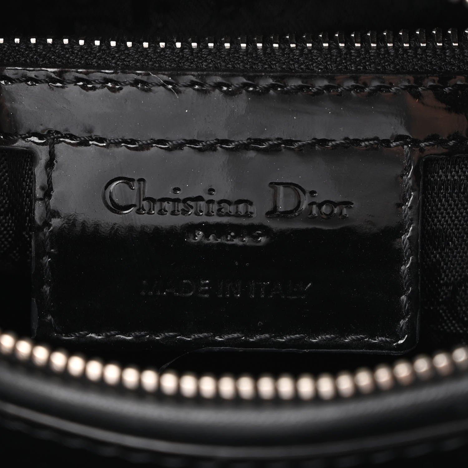 Christian Dior Patent Cannage Medium Lady Dior Black 6 of 11