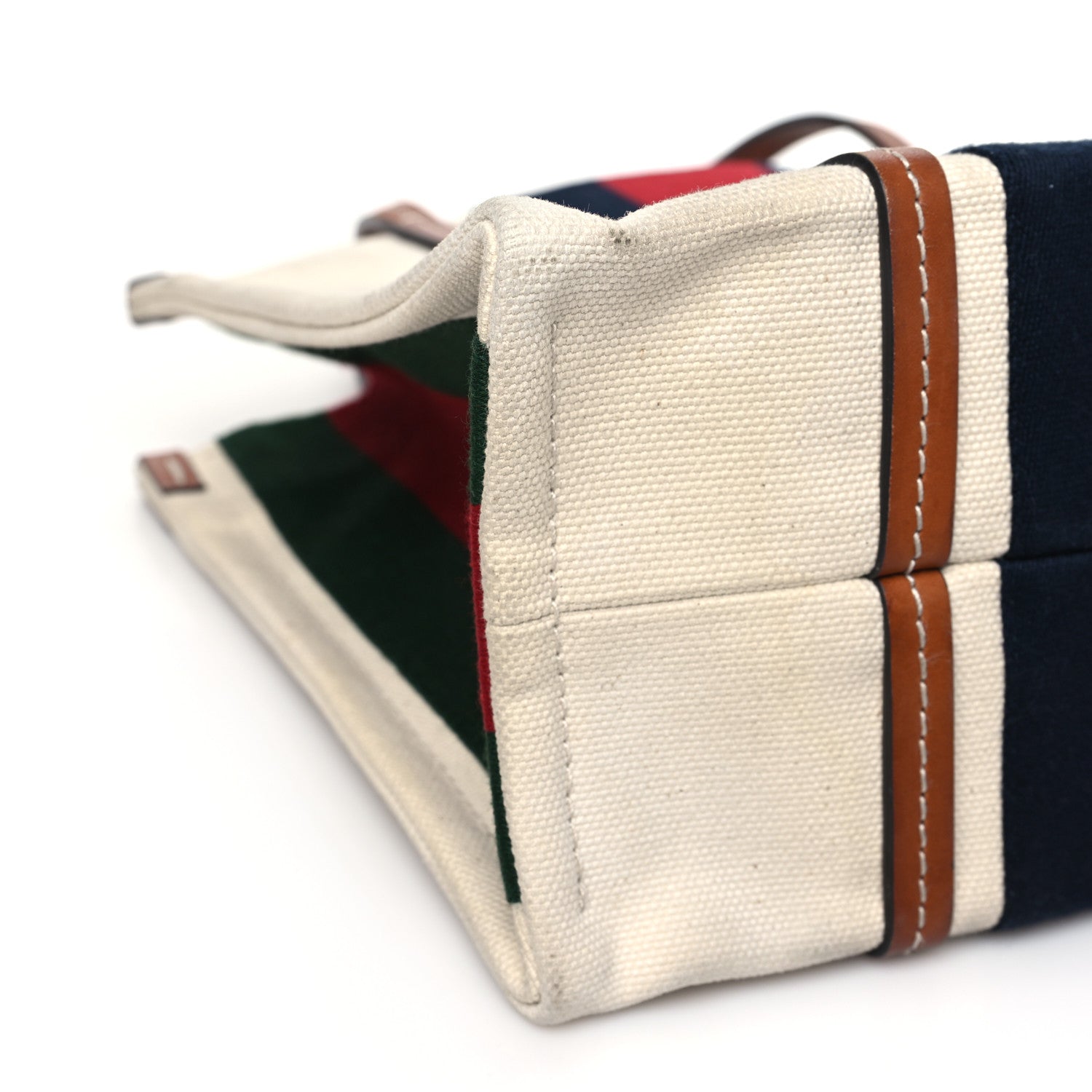 Gucci Canvas Web Medium Interlocking G Tote Bag White 9 of 10