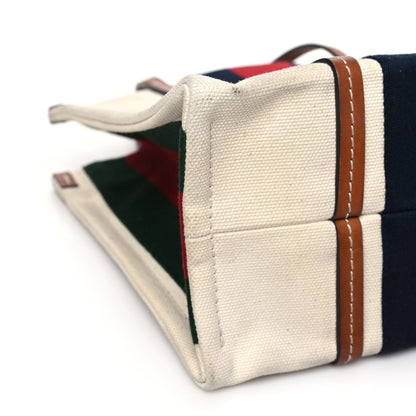 Gucci Canvas Web Medium Interlocking G Tote Bag White 9 of 10