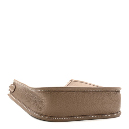 Hermes Taurillon Clemence Amazone Evelyne TPM Etoupe Bleu Indigo 4 of 11