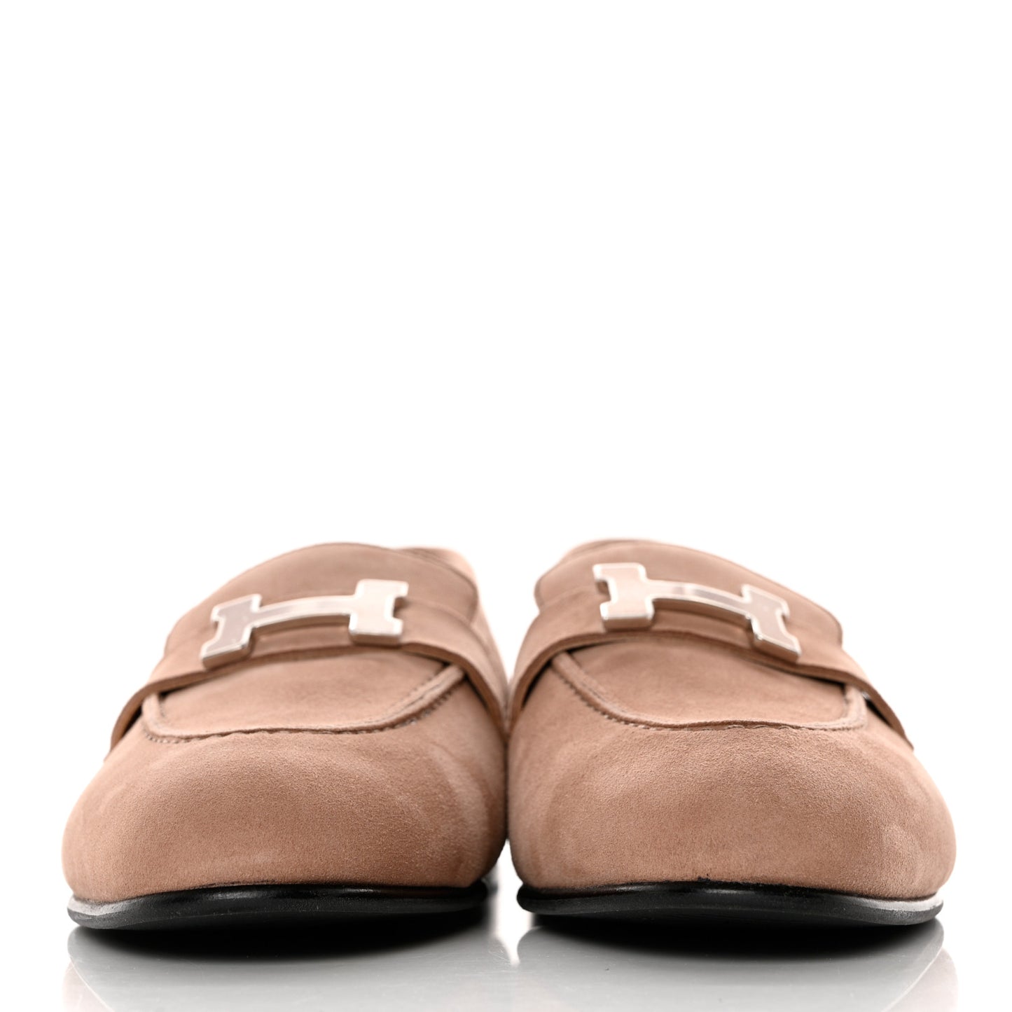 Suede Goatskin Paris Loafers 37 Rose Perle