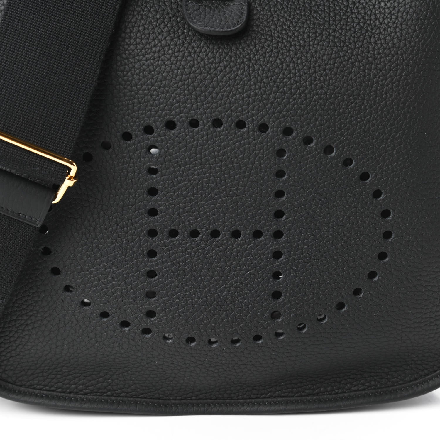 Hermes Taurillon Clemence Evelyne III PM Black 10 of 10